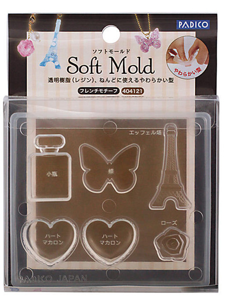 Soft Clay Mold French Motif (PP) - Click Image to Close